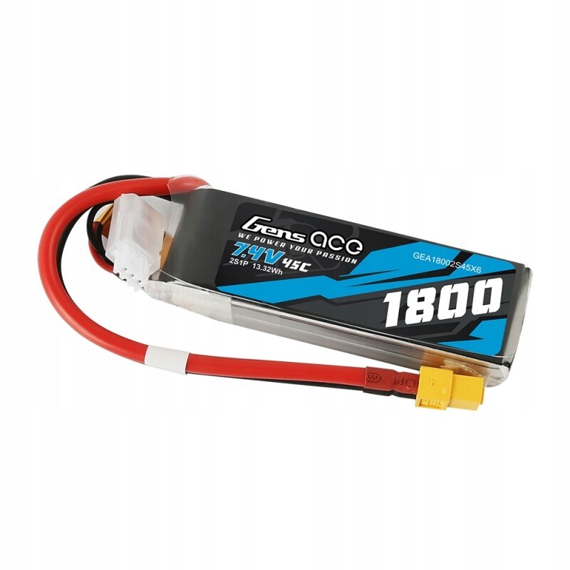 Gens ace balíček LiPo 7,4V 1800mAh 2S 45C