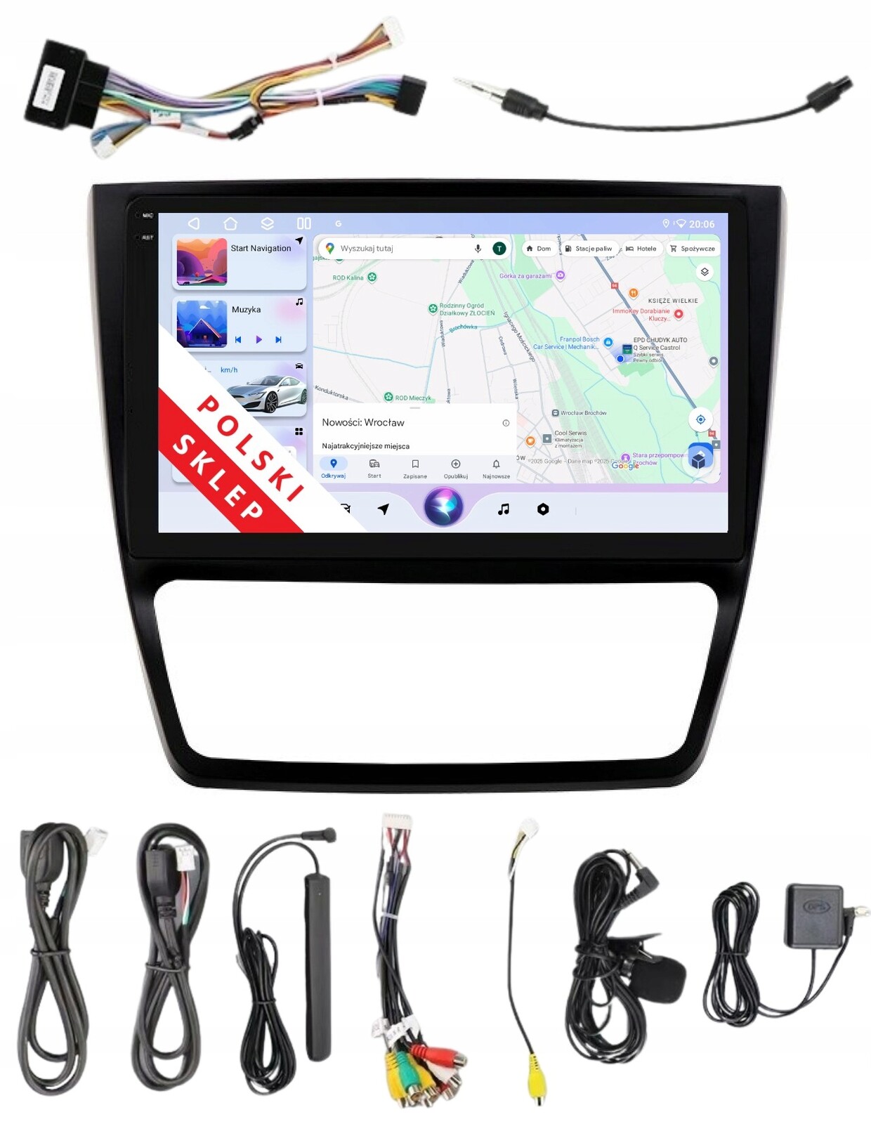 Rádio 2DIN Navigace Pro Android Škoda Yeti Dsp Carplay 4/64 Gb Lte