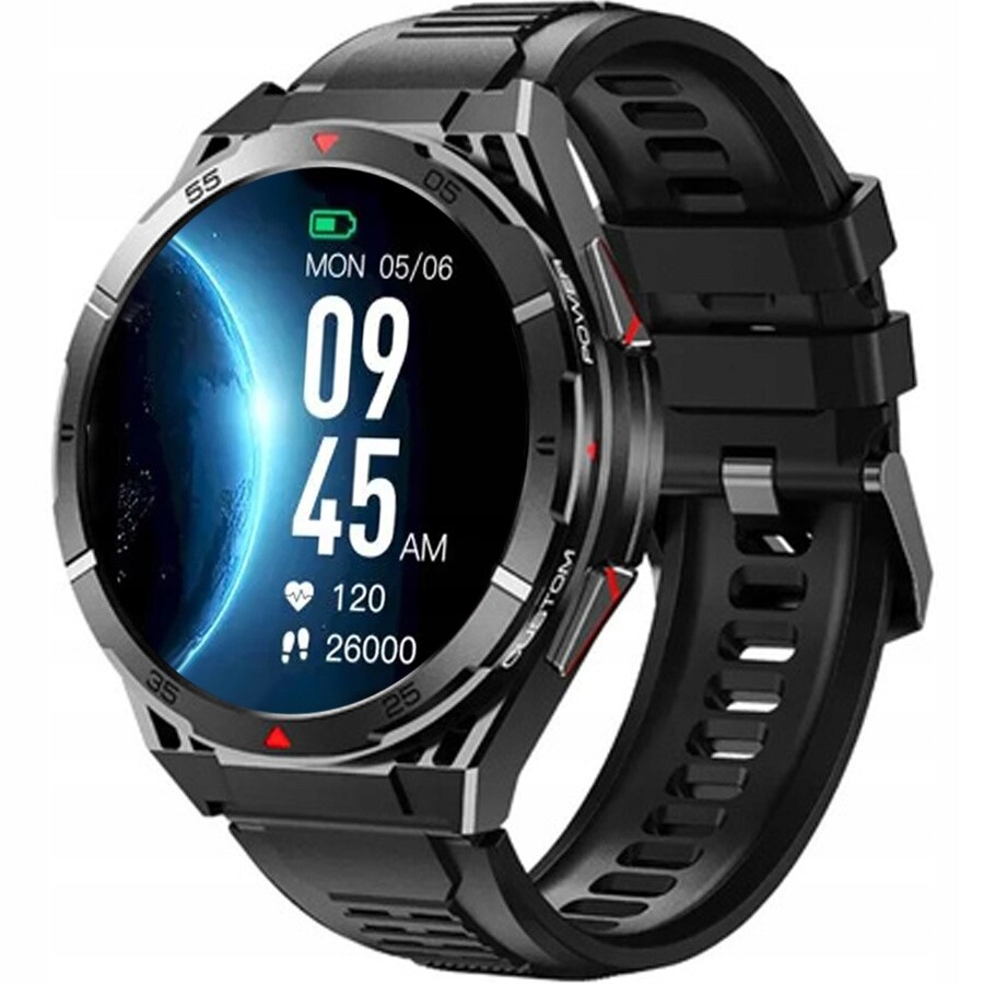 Chytré Hodinky s Gps pro muže na běhání Sport f41 bl/bl sil