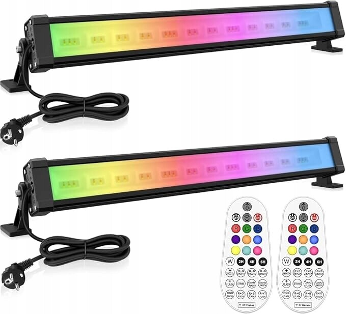 Led reflektor Rgb 42W s dálkovým ovládáním, 10 barev, 30 režimů IP66