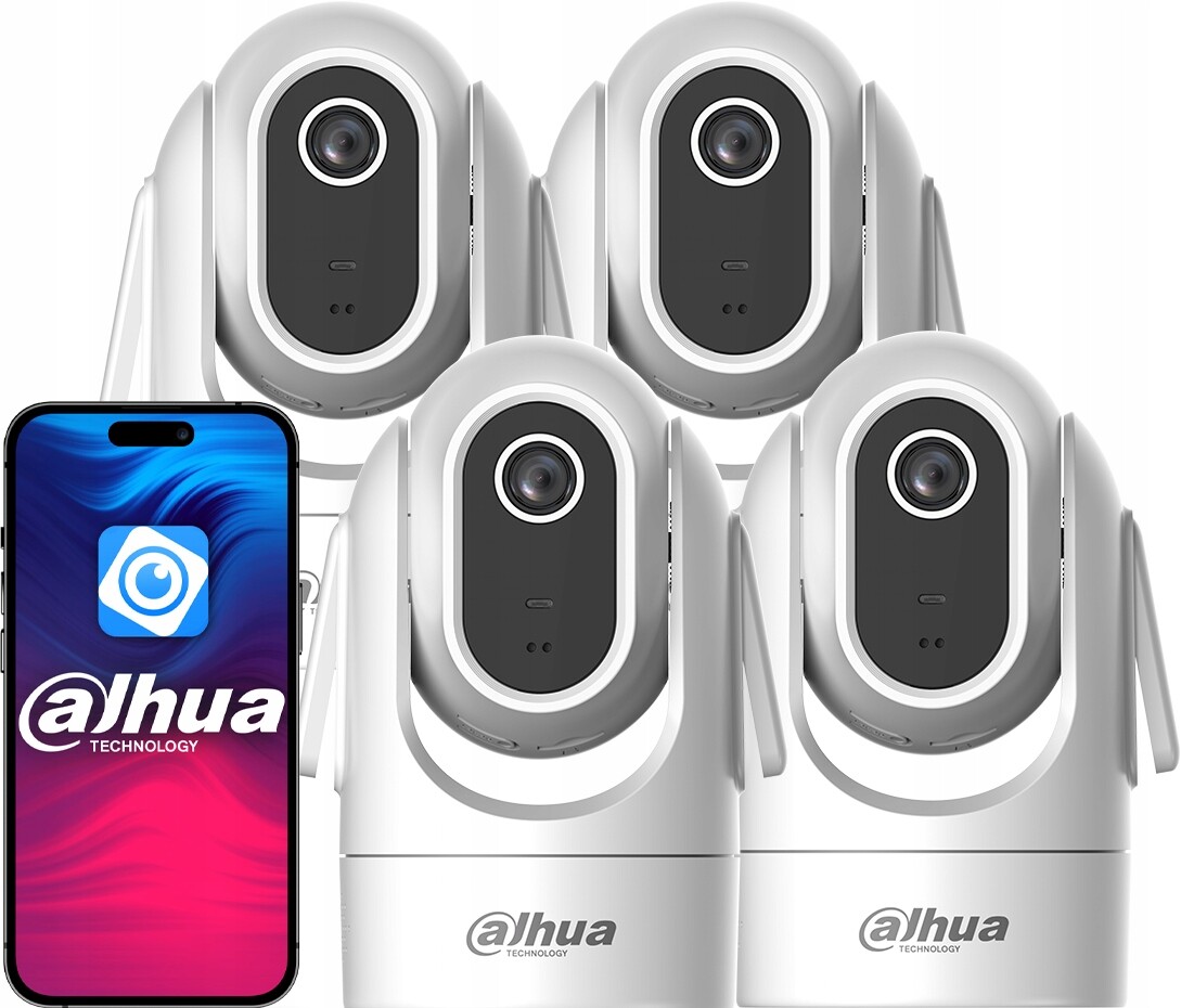 Vnitřní otočná kamera x4 WiFi 4MPx 2K+ Dahua H4C Hero Chůvička WiFi