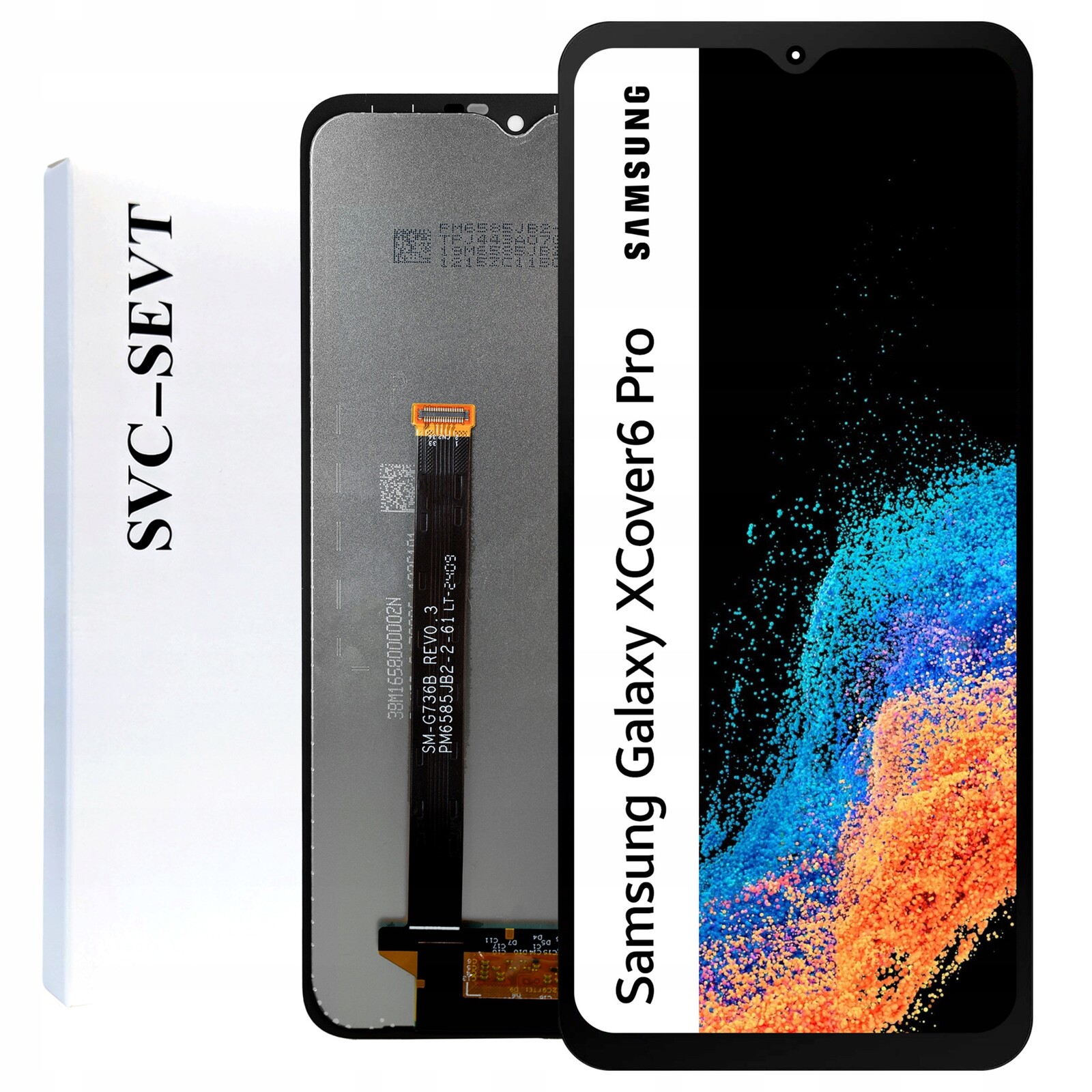 SM-G736B SM-G736U LCD pro XCover 6 Pro Service Pack Originál Zila