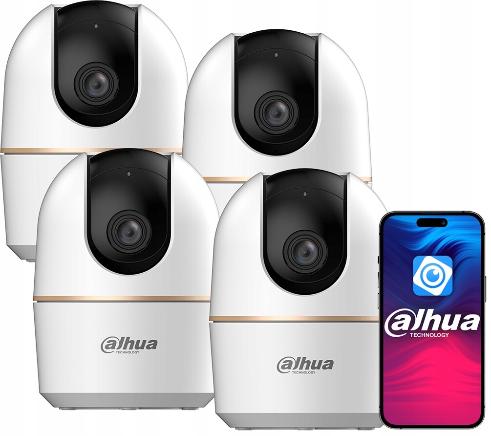 Dahua WiFi kamera, vnitřní Chůvička Dahua Hero, otočná sada 4 ks