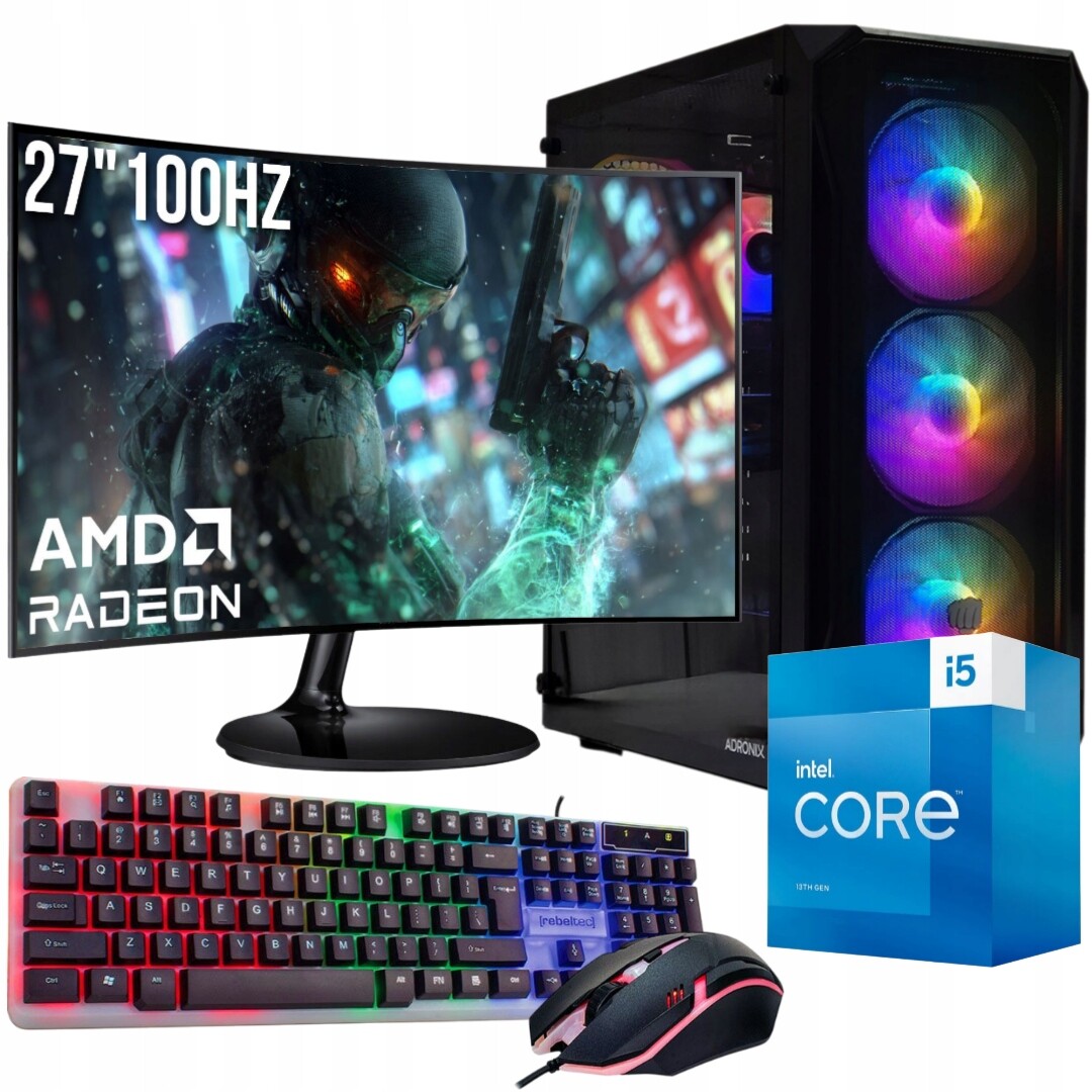 Herní Set I5 32GB Rx 9060XT 16GB Monitor 27