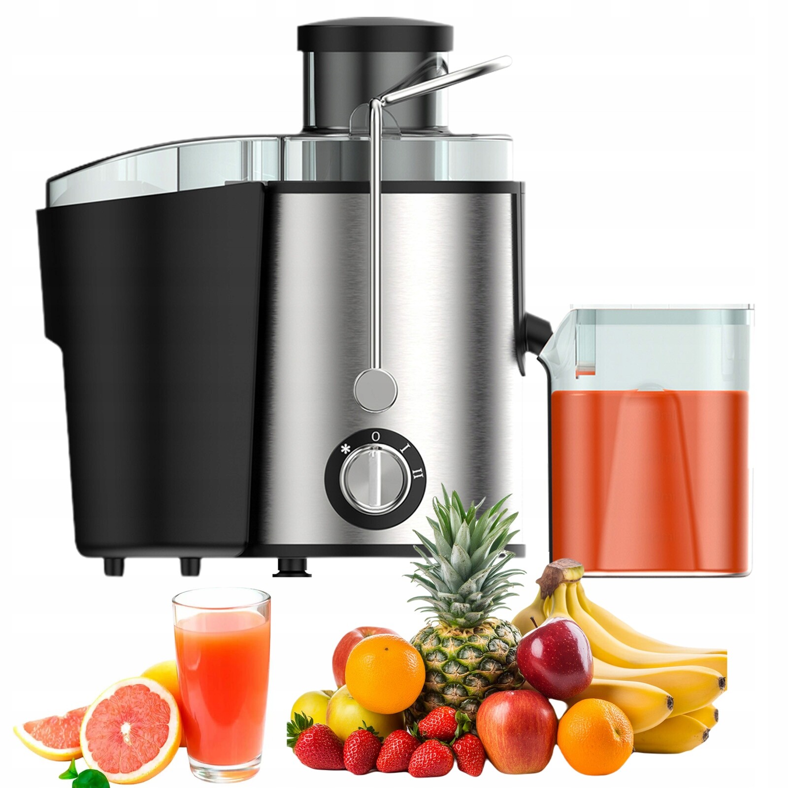 HDeye Professional 800W motor – Vysokorychlostní odšťavňování ovoce a zeleniny