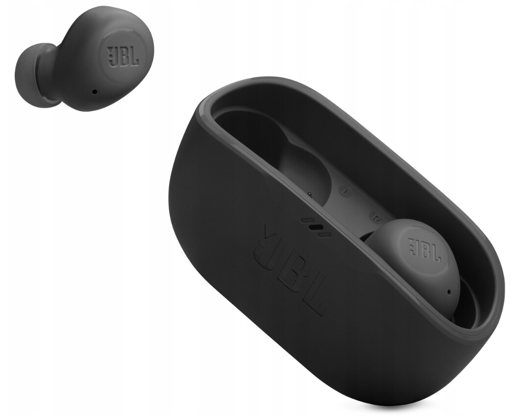 Wave Buds Sluchátka Bluetooth Černá Case Mikrofon 2025 32H Usb-c Pouzdro