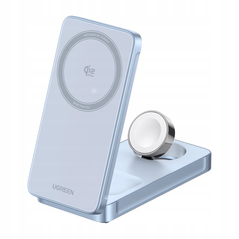 Indukční nabíječka 3v1 Qi2 25W pro iPhone Watch AirPods