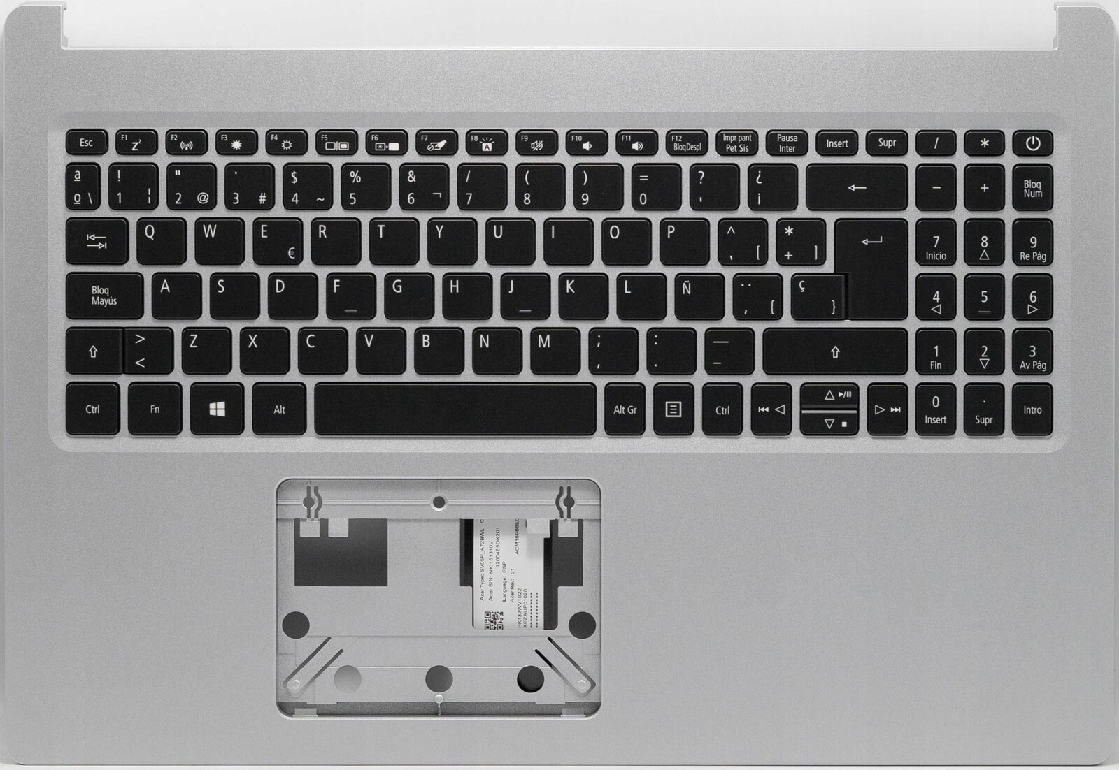 Horní Pouzdro Klávesnice Palmrest A515-54 A515-54G A515-55 Podsvícená Spa