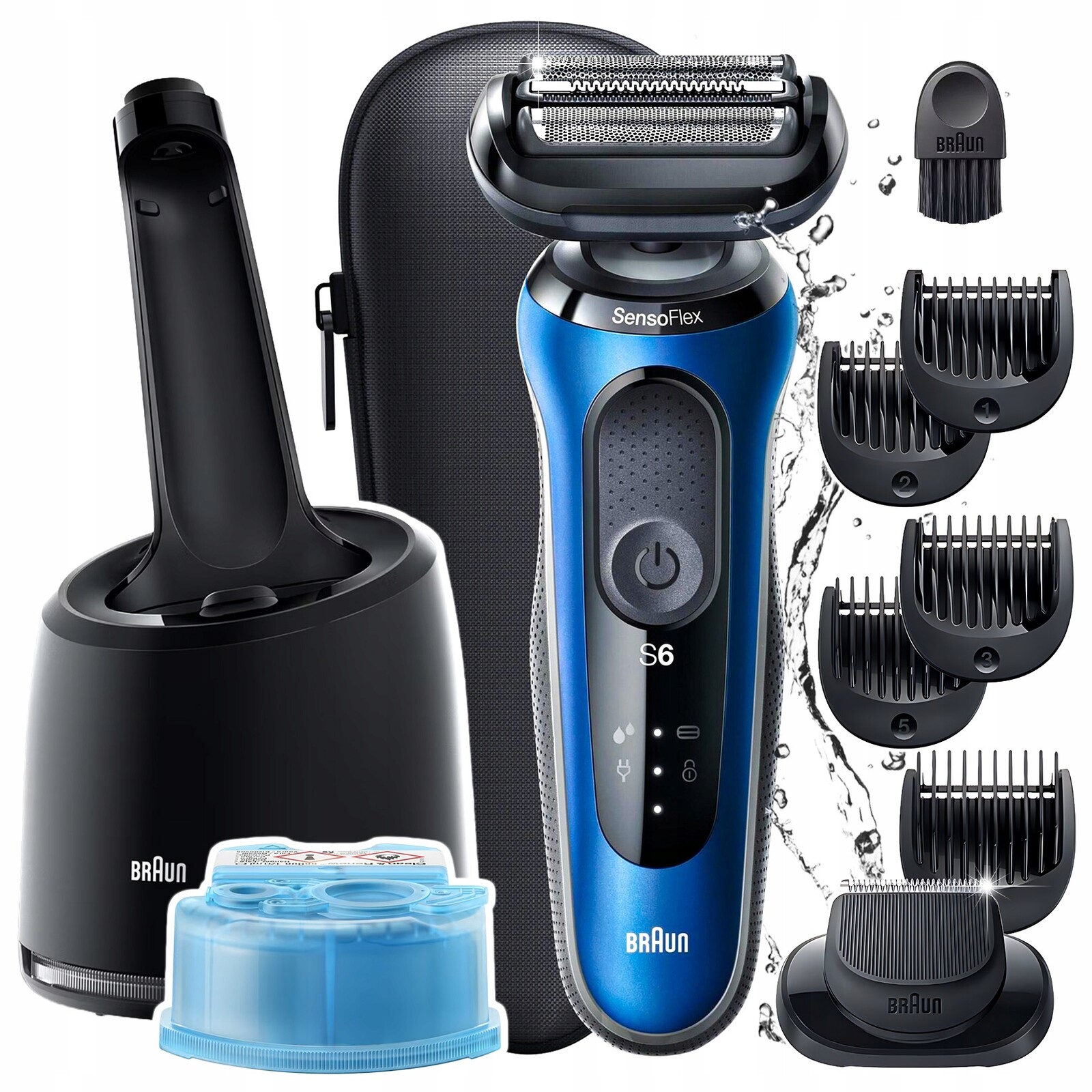 Braun Serie 6 Smart AutoSense Voděodolný Holicí Strojek