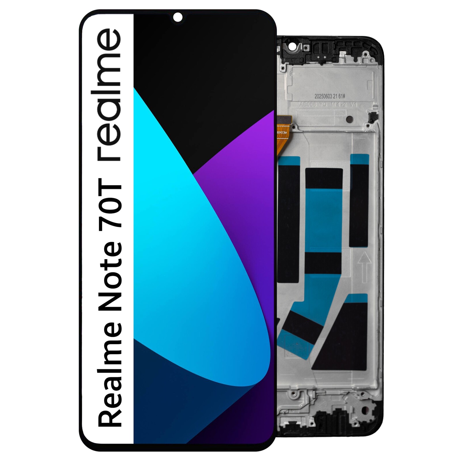 RMX5313 LCD pro Realme Note 70T Displej Rámeček Matrix