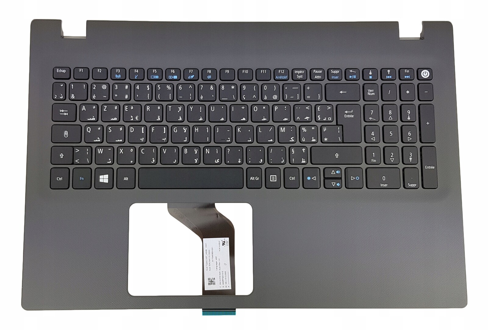 Klávesnice S Horním Krytem Acer E5-522 E5-552 E5-573 N15Q1 Francouzsko-arabská