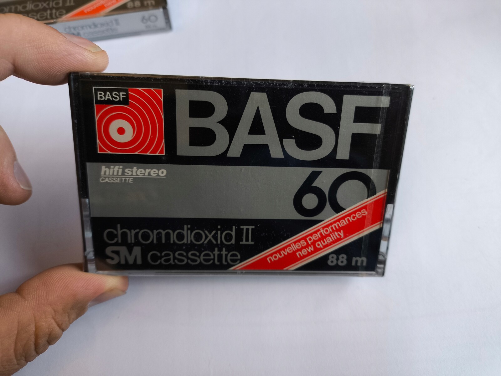 Basf Chromdioxid II 60 Sm kazeta Nos fólie $235