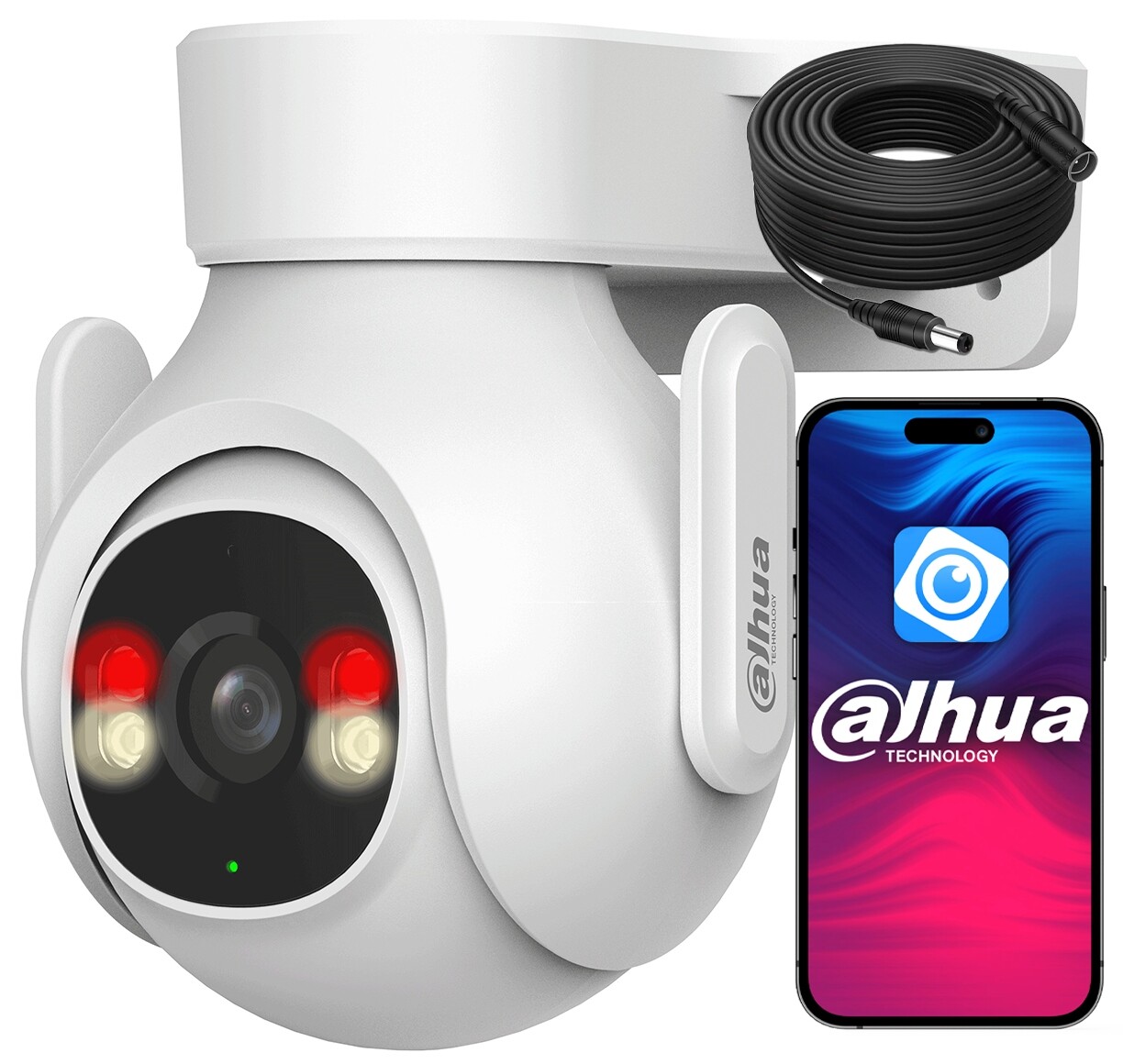 WiFi kamera Dahua 5Mpx 3K P5B-PV Otočná Dual Light Autotracking 10 m kabelu