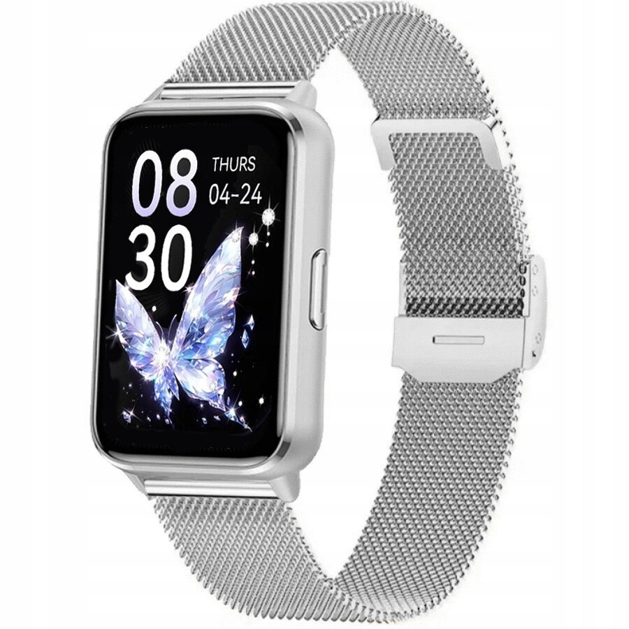 Dámské hodinky Chytré Hodinky Rubicon RNCF48 stříbrné/stříbrné