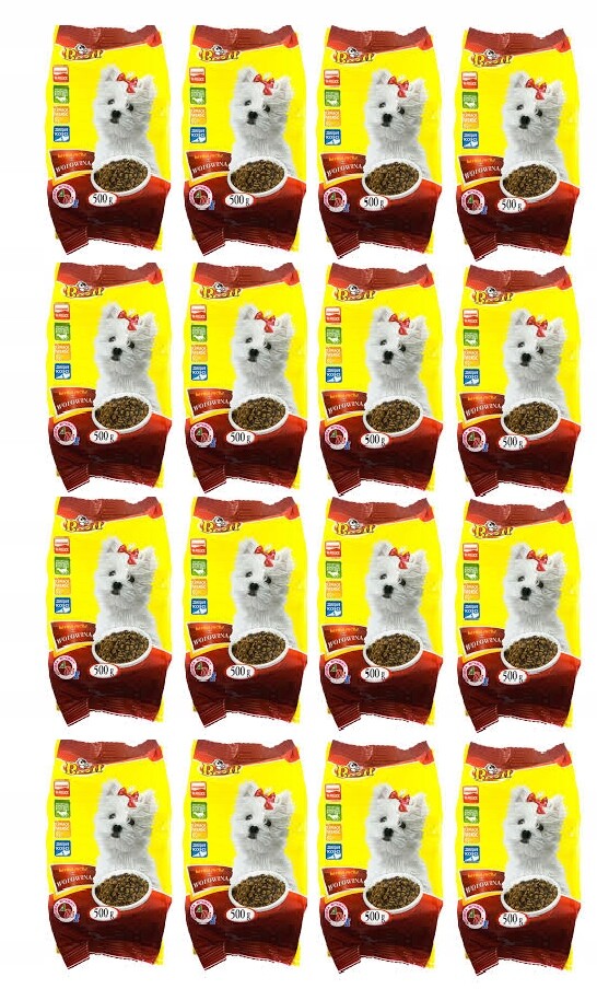 Krmivo suché Basil 500 g s hovězím masem pro psa 16 Ks.