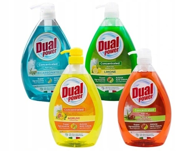 Dual Power sada 4 fenomenálních italských tekutin na nádobí