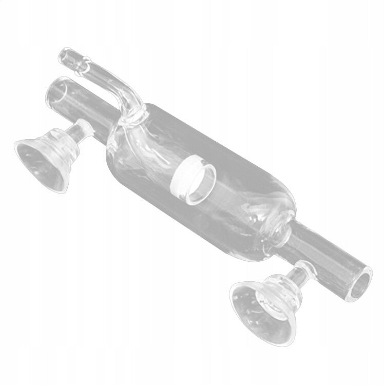 Průtokový Skleněný Reaktor CO2 13 MM Na Hadici 12/16 MM Difuzér