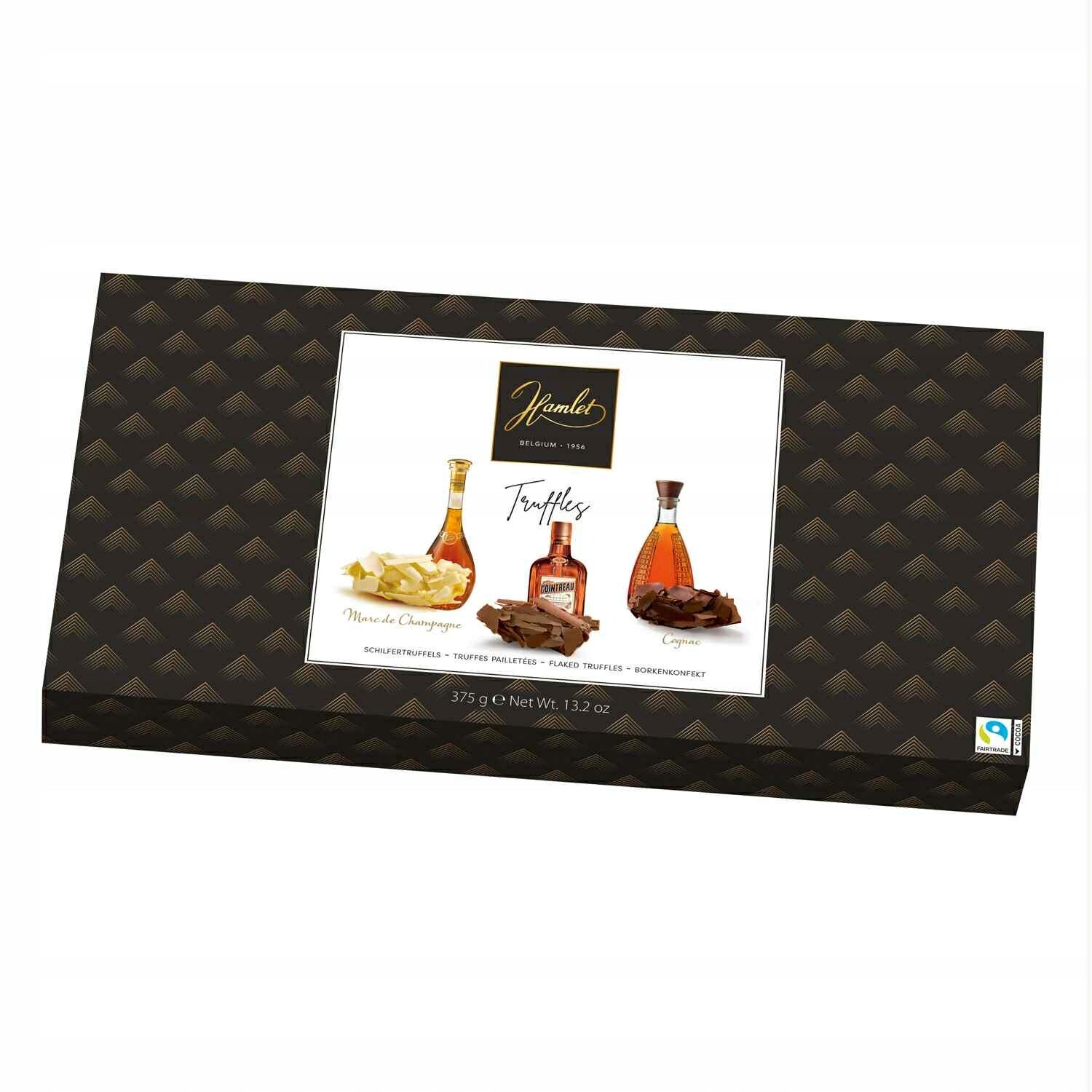 dárek Bonboniéra čokoláda a koňakovými lanýži, velké balení