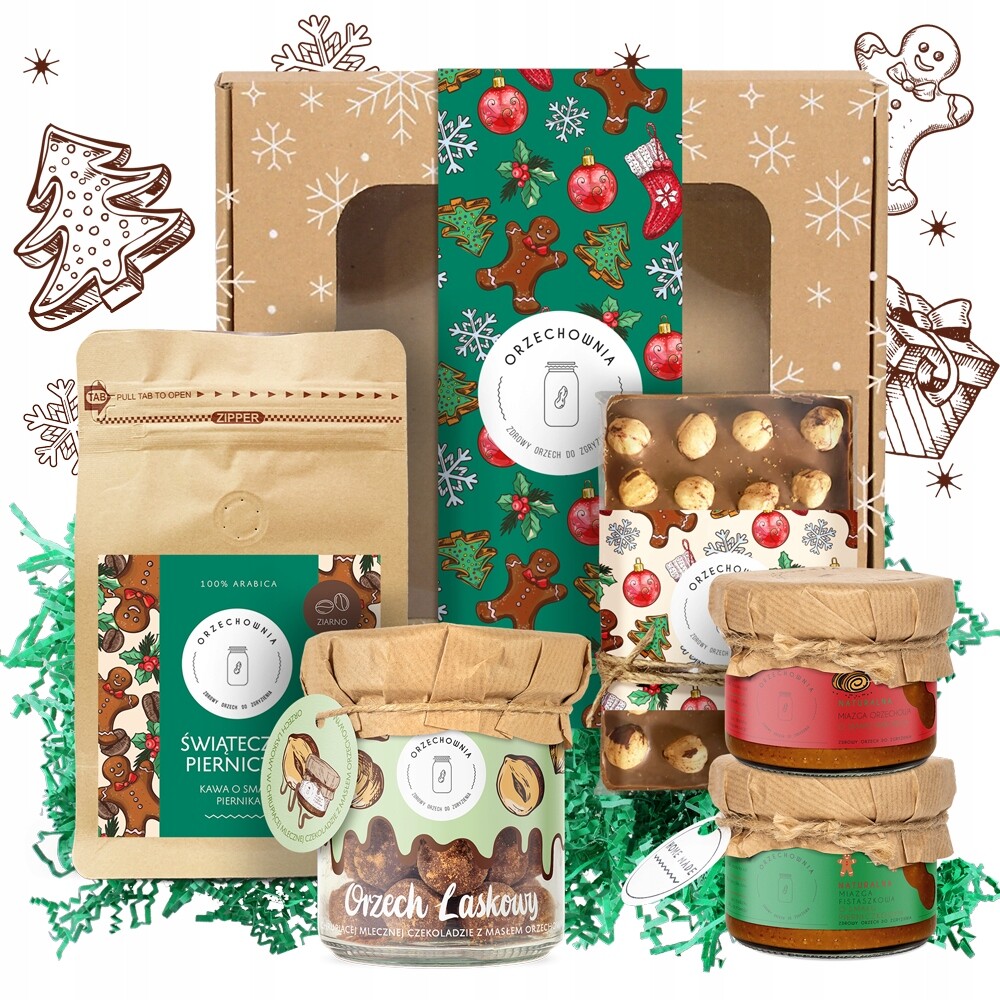Orzechownia , vánoční dárková sada (zelená)
