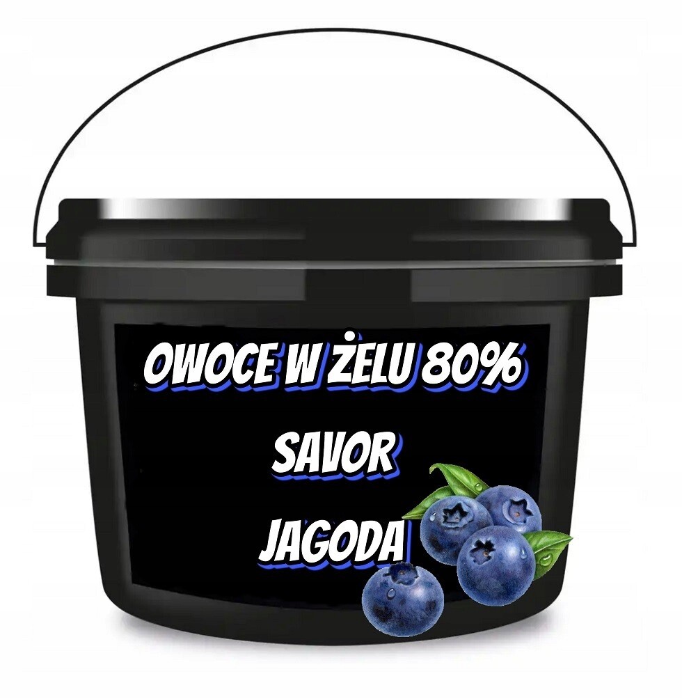 Fruzelina borůvková v gelu 3.5 kg 80% bez cukru Savor pro vafle a dezerty