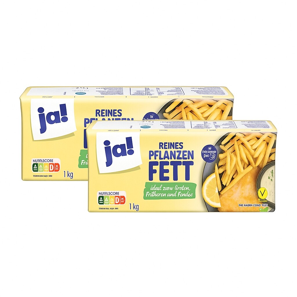 Rostlinný tuk na smažení Pečení Fondue Fritéza Pevná z Německa 2 kg