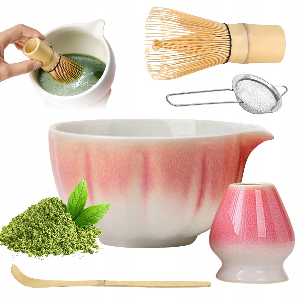 Luxusní Sada Pro Matcha 5 Kusů Keramická Miska Dárek