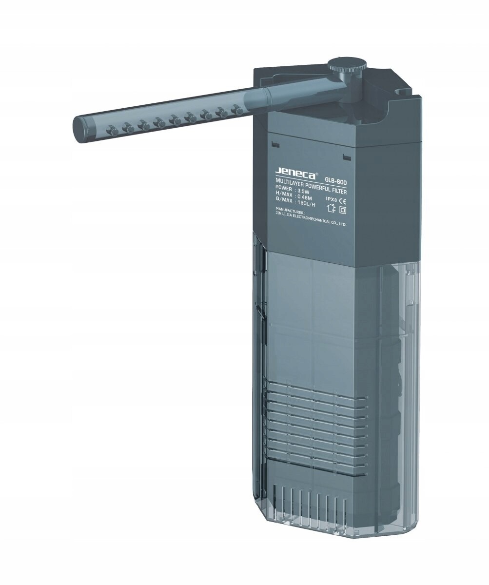 Vnitřní Houbový Rohový Filtr Pro Akvárium 50 L S Provzdušňováním 150 L/h