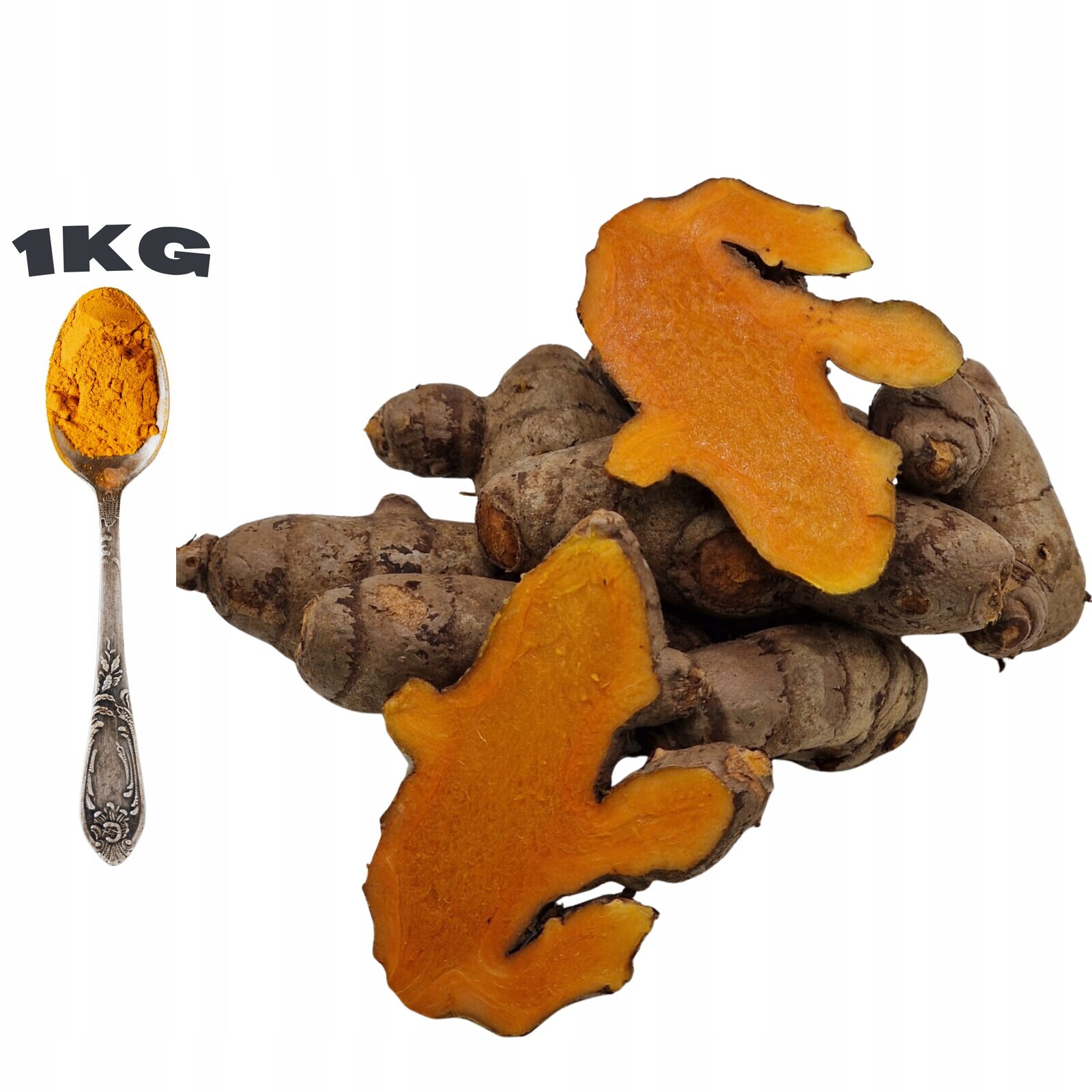 Kořen Kurkumy 1KG Pravý Přírodní ze Španělska Vysoká Kvalita Odolnost