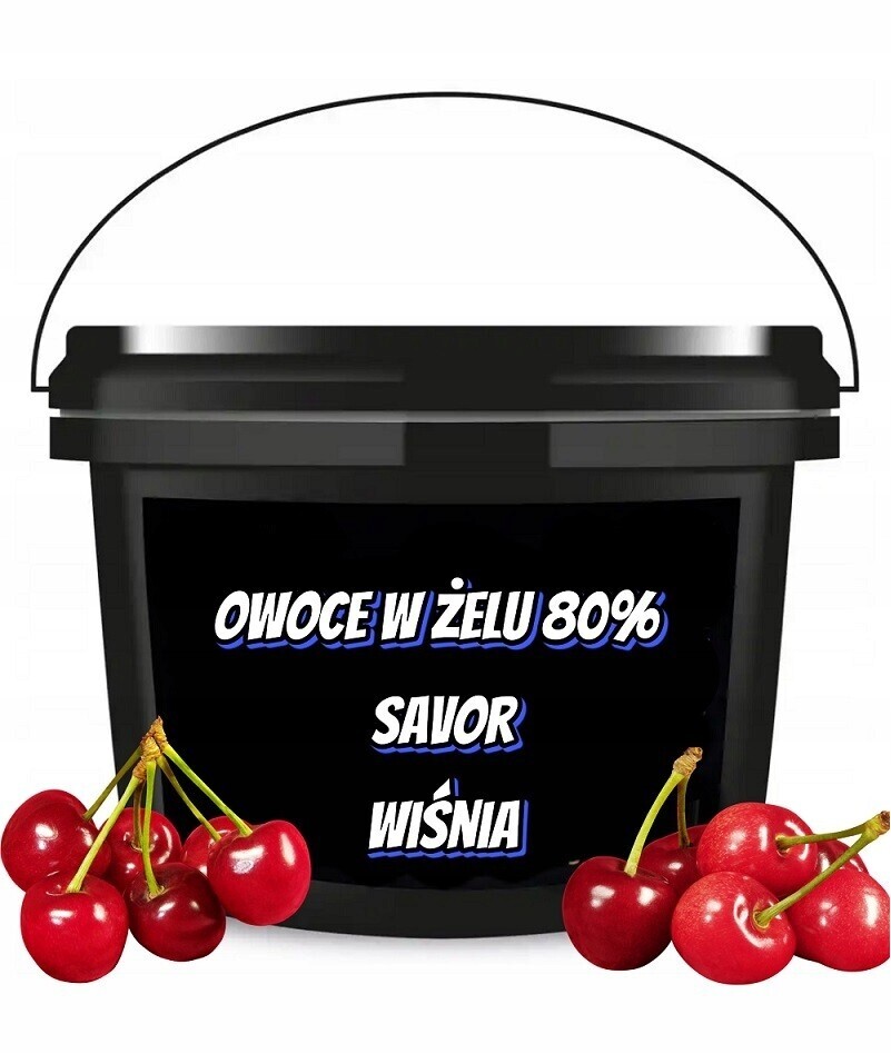 Třešňová fruželina v gelu 3,5 kg 80% bez cukru Savor pro dezertní vafle