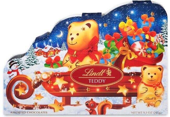 Lindt Teddy Adventní kalendář 265 g Prémiová čokoláda