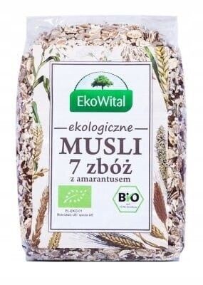 Musli 7 obilovin s amarantem Bio 300 g EkoWital