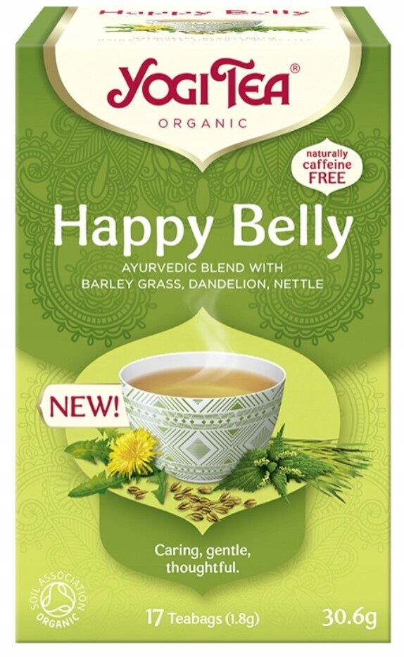 Happy Belly Lehké břicho Bio Yogi Tea 17x1,8 g