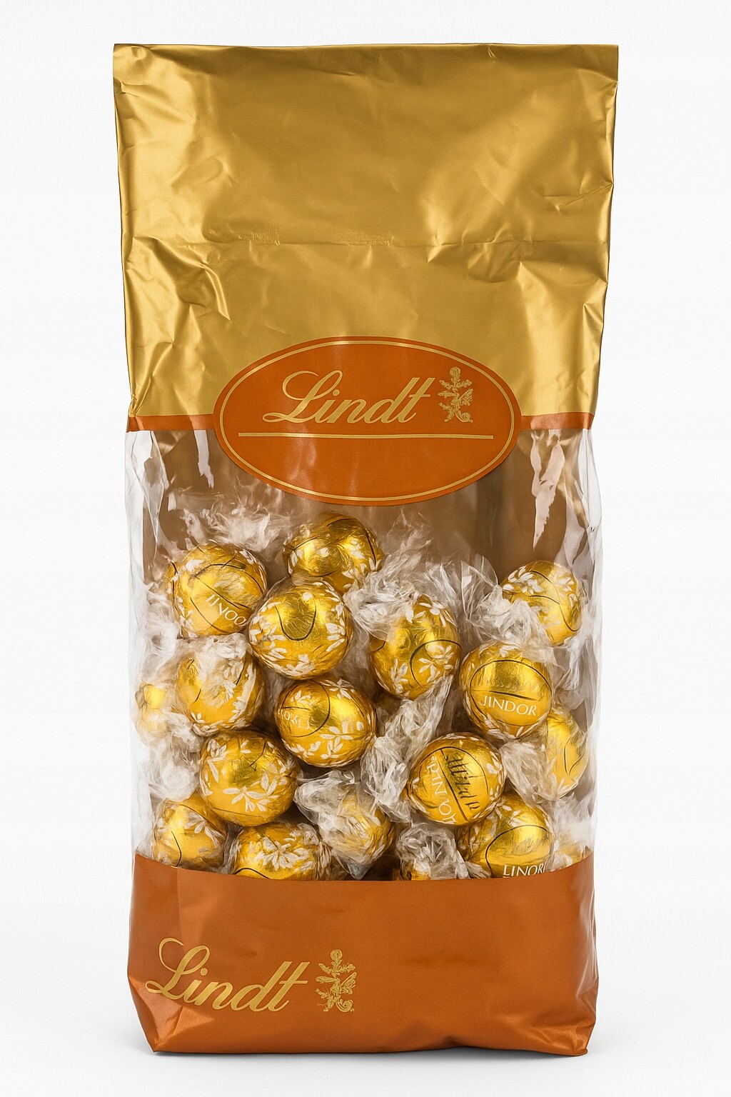 Lindt Lindor Weiß – Kuličky z bílé čokolády 600 g (cca 46 kusů)