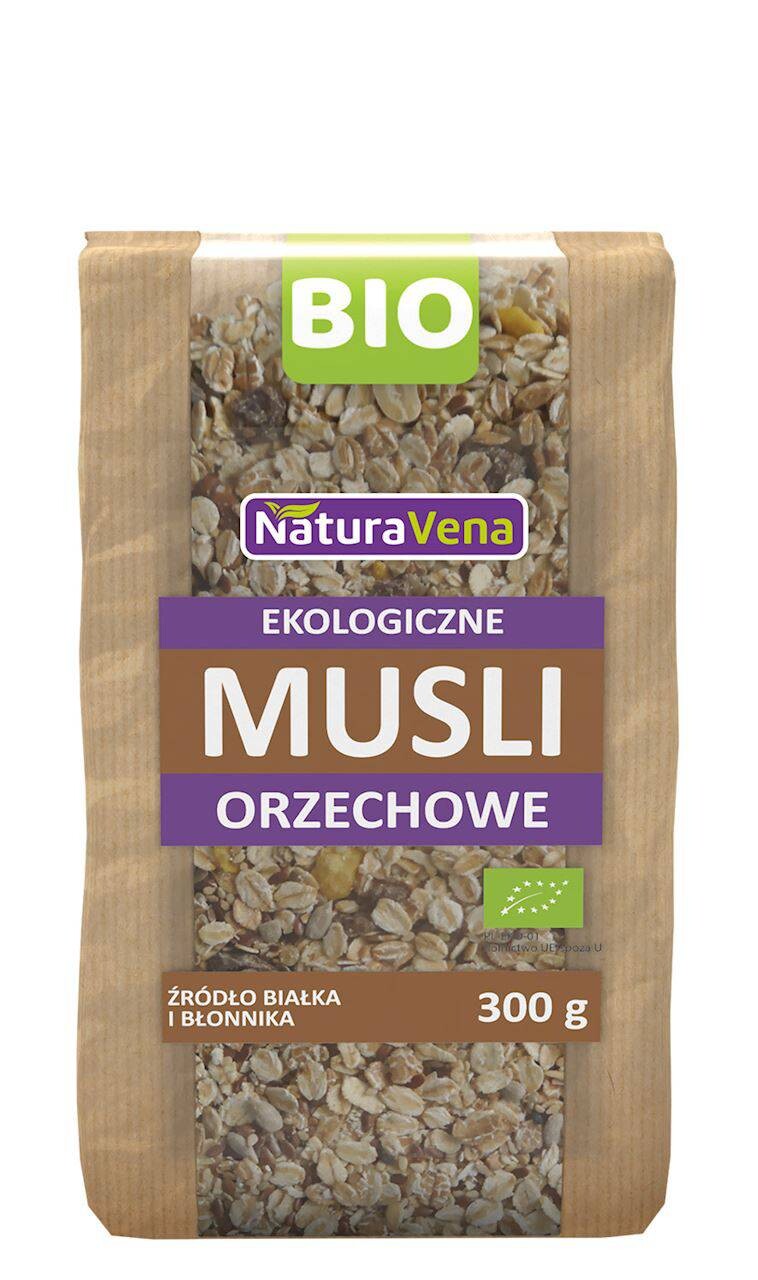 Ořechové Müsli Bio 300 g Naturavena