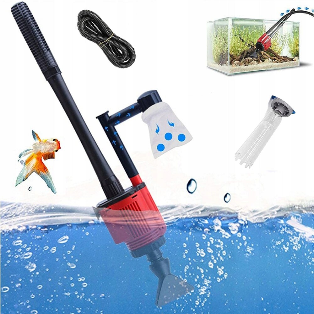 Sifonový Vysavač pro čištění štěrku v akváriu 6v1 pro čištění štěrku 28W