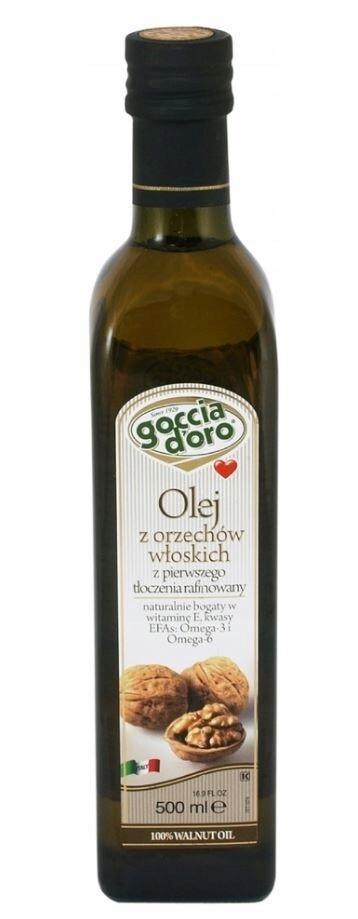 Goccia d'oro olej z vlašských ořechů 500 ml