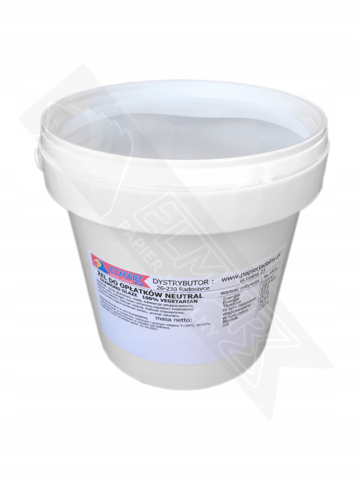 Neutrální Gel na na dort oplatky 1kg