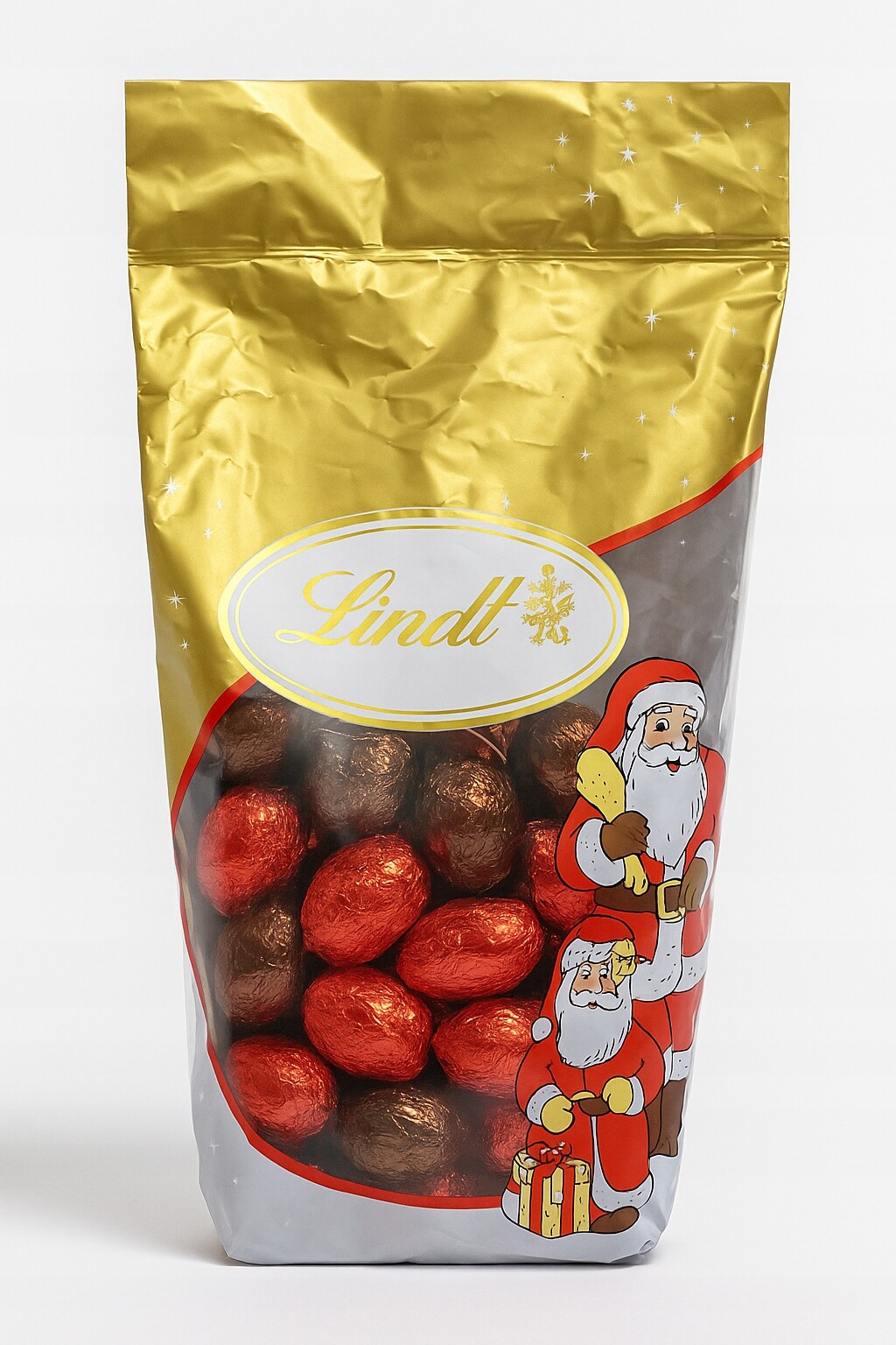 Lindt Xmas Baumschmuck – Mléčné čokoládky s náplní 600 g (25 kusů)