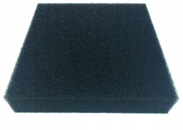 Houbička Filtrační Podložka Do Filtru Akvária 50X50X10 CM 10PPI Černá