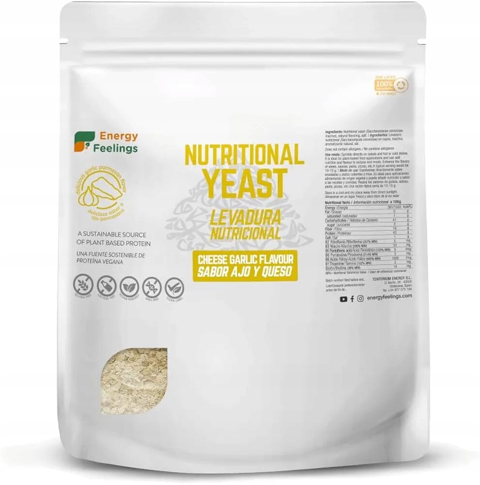 Výživné kvasnicové vločky s vitamínem B12, 1000 g, 05.2027