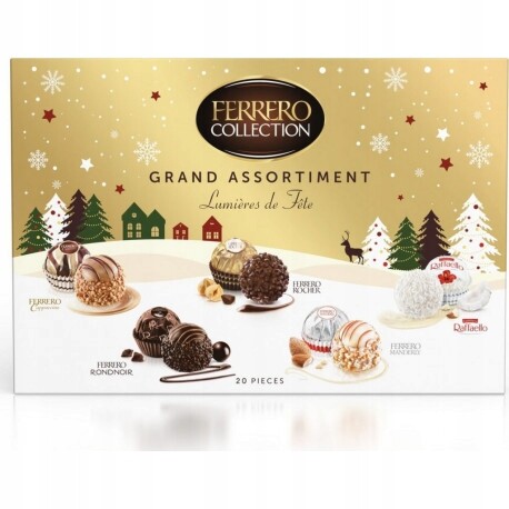 Ferrero Grand Assortiment Obsahuje Ferrero Cappuccino A Manderly 20 ks. 197 g