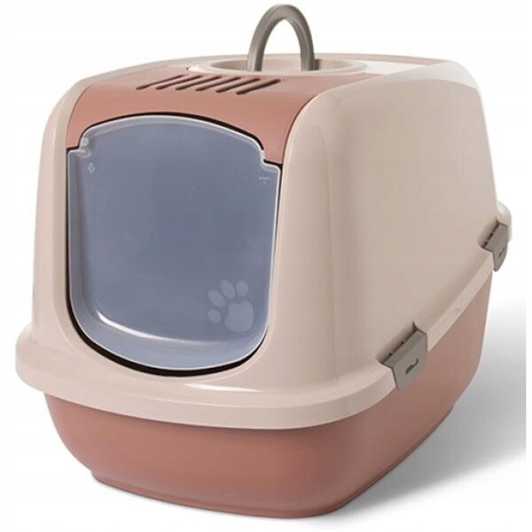 Toaleta pro kočky Savic Nestor XXL - růžová / toskana rot