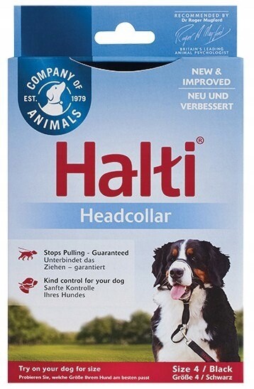 Halti ohlávka černá - velikost 4: bernský salašnický pes, doga, rotvajler