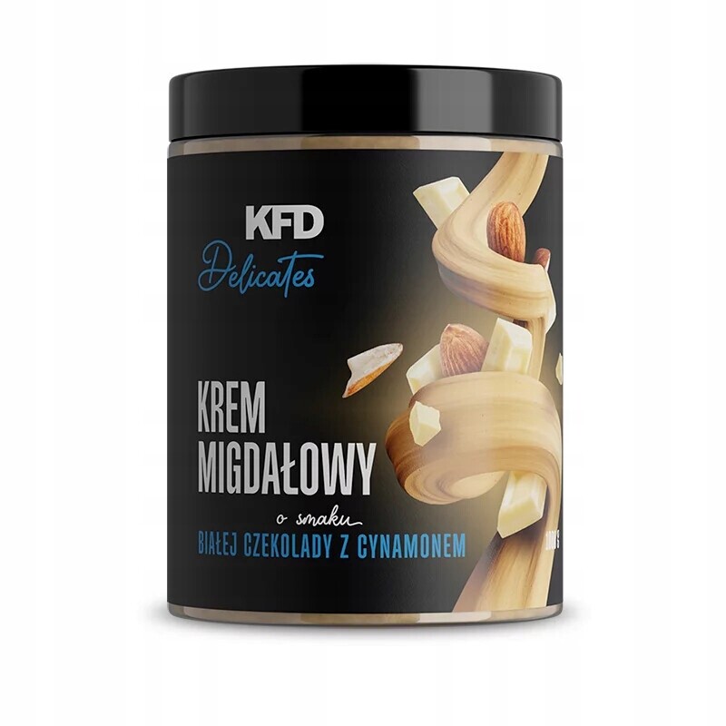 Mandlový krém Kfd s příchutí bílé čokolády se skořicí 1000 g