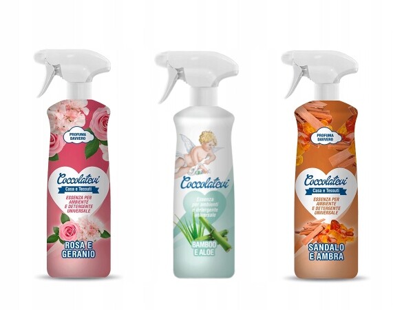 Sada 3 x univerzální čistič bambus jantar růže 750 ml