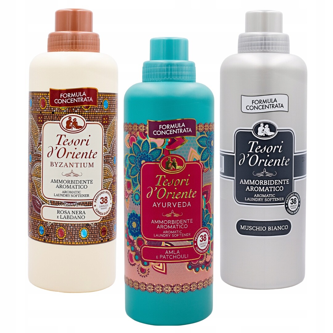 Tesori Italská sada 3 oplachovacích prostředků „bam“