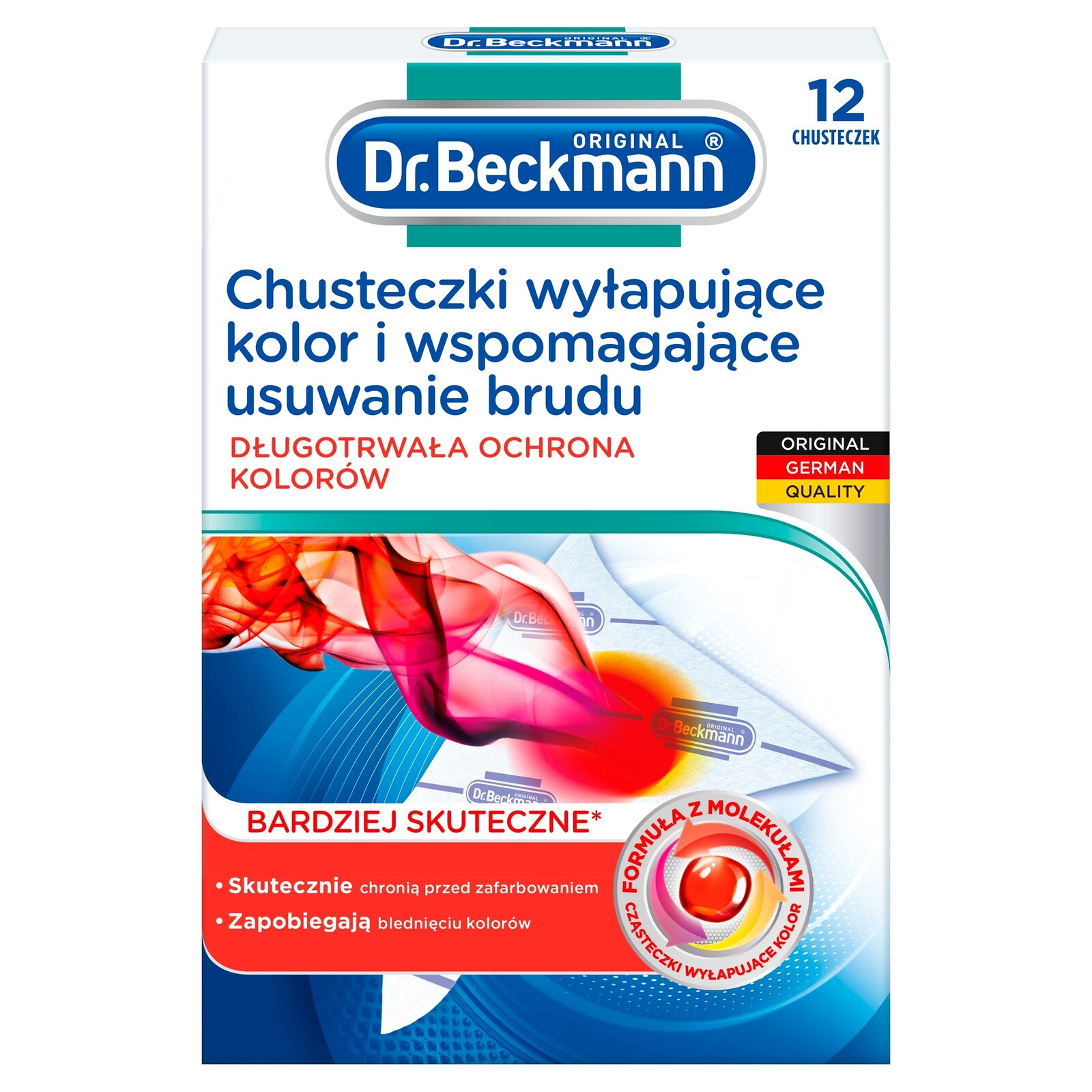 Dr. Beckmann Umývací ubrousky Color-Catching 12 ks