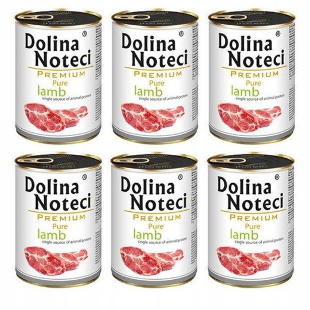 Dolina Noteci Premium Pure jehněčí vlhké krmivo pro psy 6x400 g