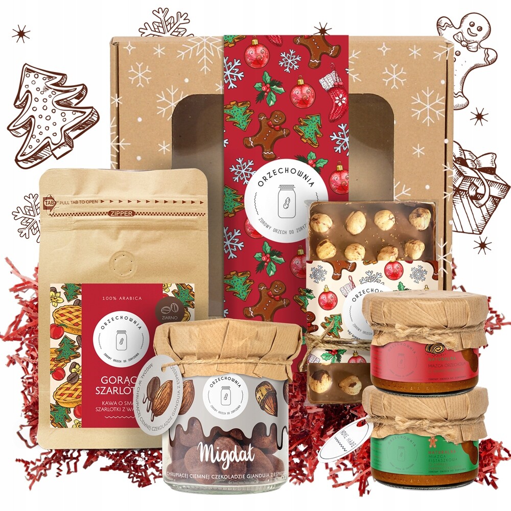 Orzechownia , vánoční dárková sada (červená)