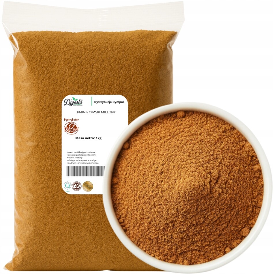 Kmín Římský Mletý Přírodní aromatické Koření Premium 1 kg